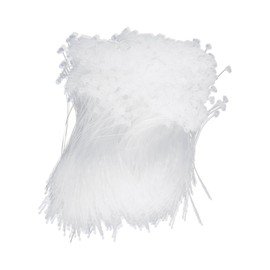 GroveEss 1000 PCS Price Tag Fasteners,Clear Security Tags Loop,Tag Fastener Snap Lock Pins for DIY Crafts Clothing Jewelry Price Tag Showing Home Decoration Retailing