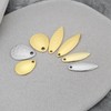Briny River 50-Piece Fishing Lure Spinner Blade Set with and