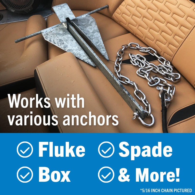 Stainless Steel Anchor Chain, Marine Grade Boat Accessories with Double