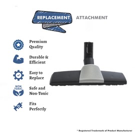 Floor Nozzle Replacement for Miele Vacuum Cleaner Works With C2, C3, S8 Models, miele floor nozzle # compare to part 10721260