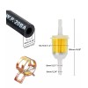 IZOKEE 1/4" Inch ID Fuel Line Set - 2 Meter