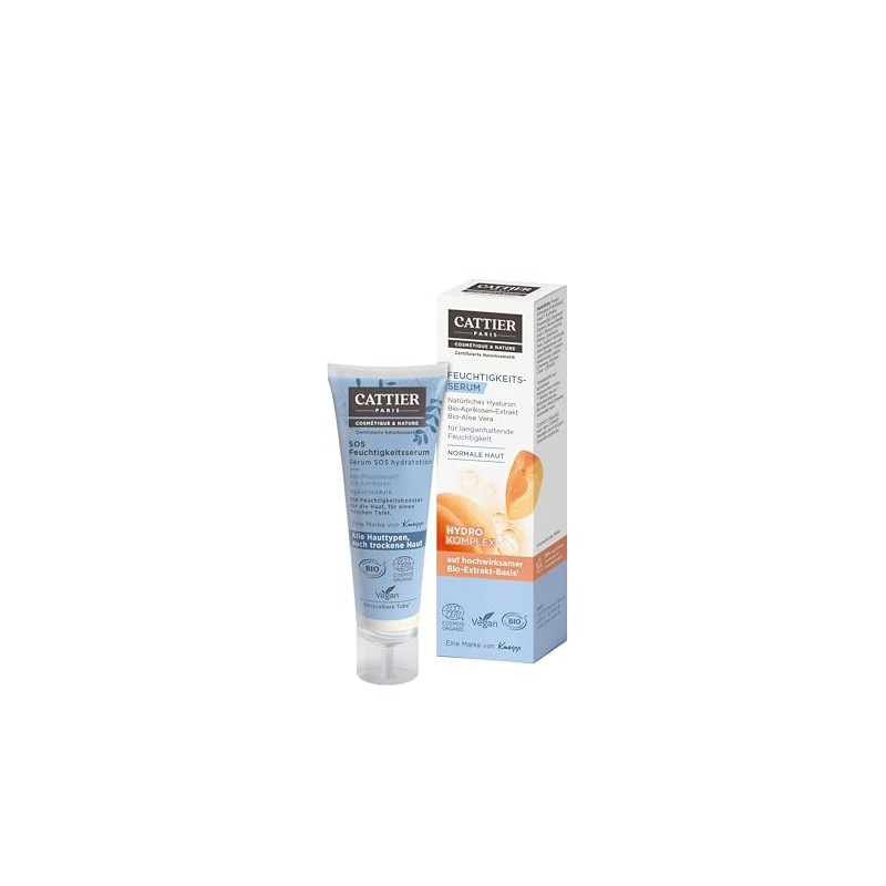 CATTIER Paris SOS Moisturising Serum - Certified Natural Cosmetics -