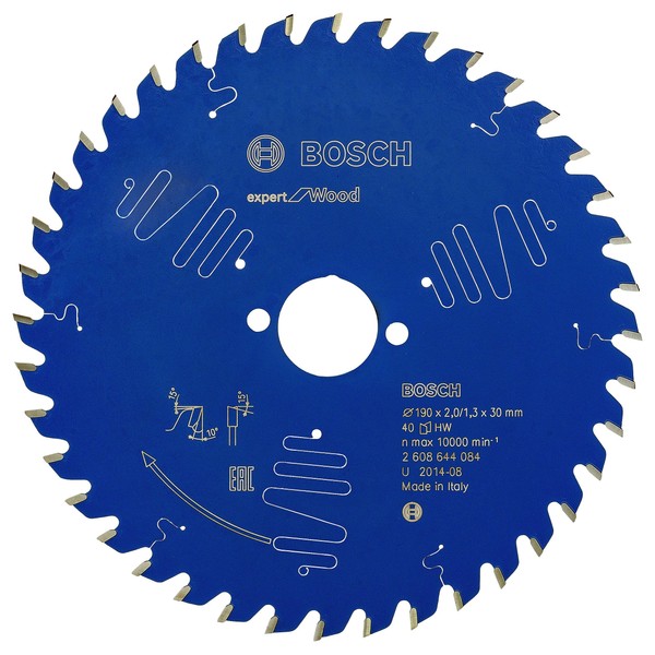 Bosch 2608644084 EXWOT 7.48" x 30mm 40T Circular saw blade Top Precision