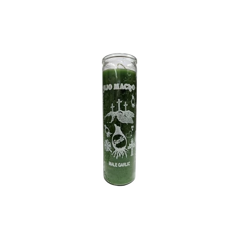 Generic Male Garlic (Ajo Macho) 7 Day Green Candle