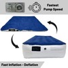 Nutan 14-Inch Durable Luxury Inflatable Air Mattress with Comfort Coil