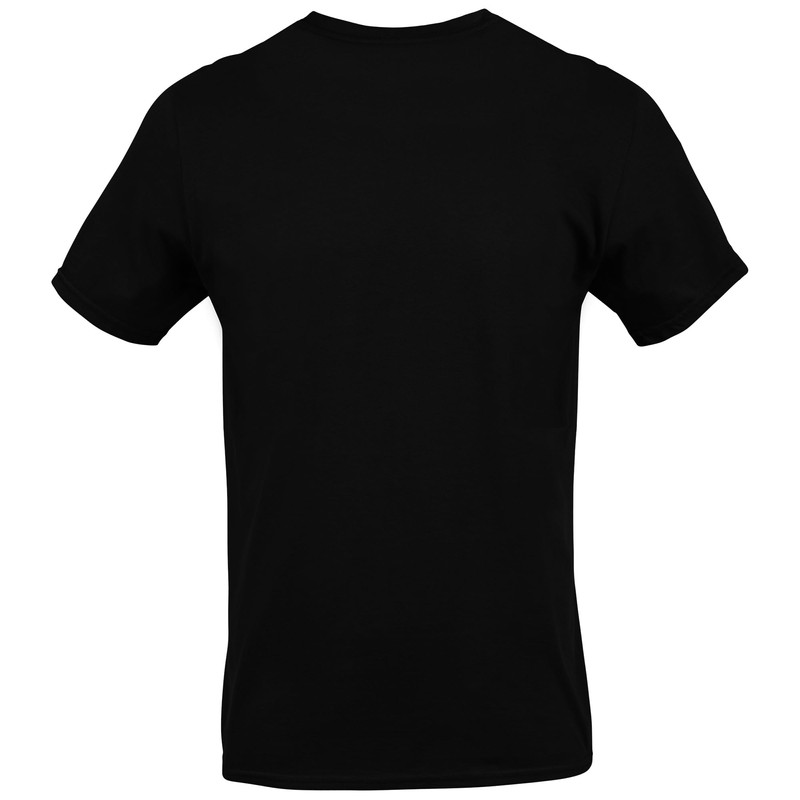 Gildan Men's Crew T-Shirts, Multipack, Style G1100, Black (6-Pack), Small