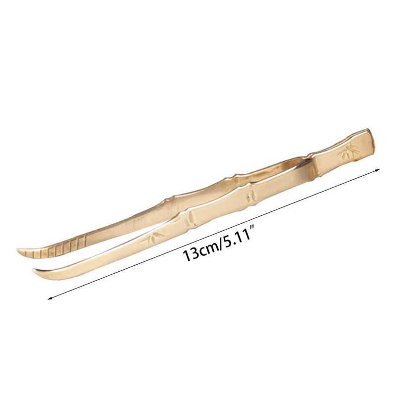 vsilay Incense Tweezer Copper Bamboo Section Backflow Cone Backflow Cone