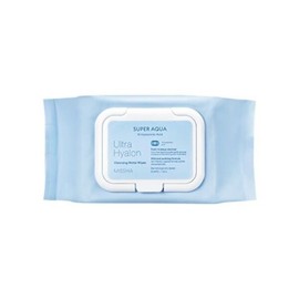 Missha 미샤 수퍼아쿠아 울트라 히알론 클렌징워터 티슈 30매 Missha Super Aqua Ultra Hyalron Cleansing Water Wipes 30 Sheets