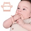 Korean-Made PETINUBE Baby Wrist Teether – Silicone Anti-Drop Teething Toy