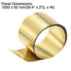 sourcing map Brass Sheet Roll, Metal Foil Plate 1000mm x