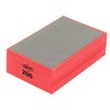 QEP 10048 200 Fine Grit Diamond Sanding Block, 200-Grit, Red
