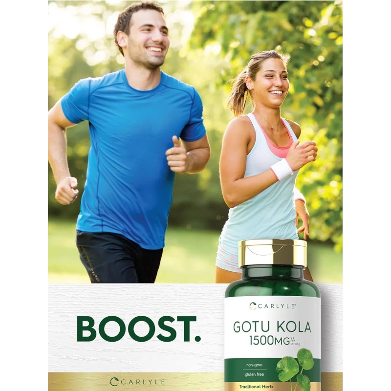 Gotu Kola Centella Asiatica Capsulas 1500mg Apoyo Cerebral