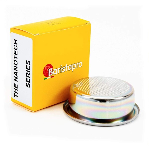 IMS Baristapro Nanotech Precision Ridgeless Double Portafilter Basket - 18 gram
