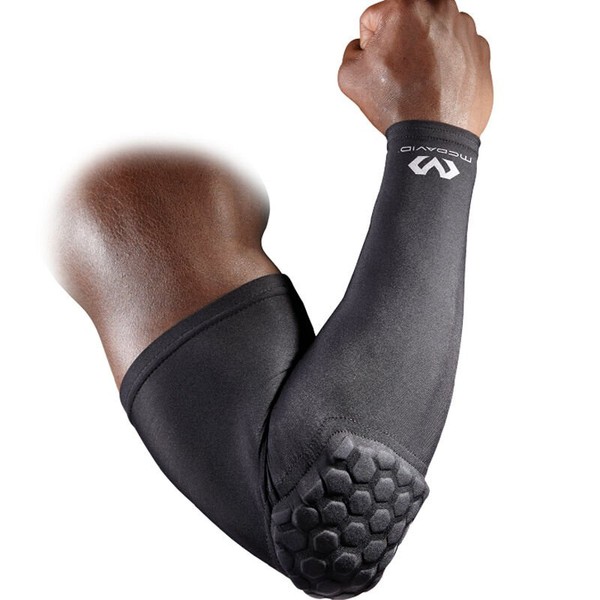 McDavid 6500 HexPad Shooter Arm Sleeve, One Each Fits either Arm (Black, Small)