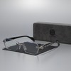 HOUSE OF WOO Rimless Sunglasses, Men's, Date Glasses, Hip Hop