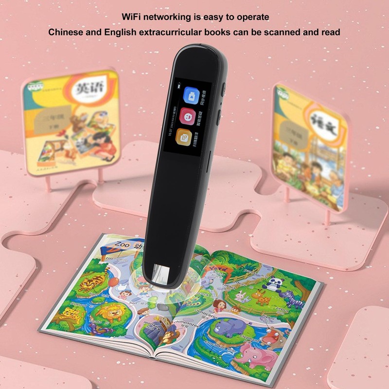 Dilwe Portable Scan Translator Pen for Language Learning, Multifunctional OCR