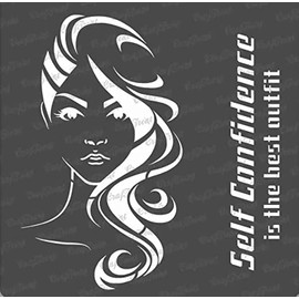 CrafTreat Woman Stencil for Painting on Wood, Canvas, Paper, Fabric, Floor, Wall and Tile - Confident Woman - 6x6 Inches - Reusable DIY Art and Craft Stencils for Home Decor - Women Face Stencil