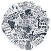 50Pcs Inspirational Positive Stickers,Black White Motivational Quotes Words Sticker for