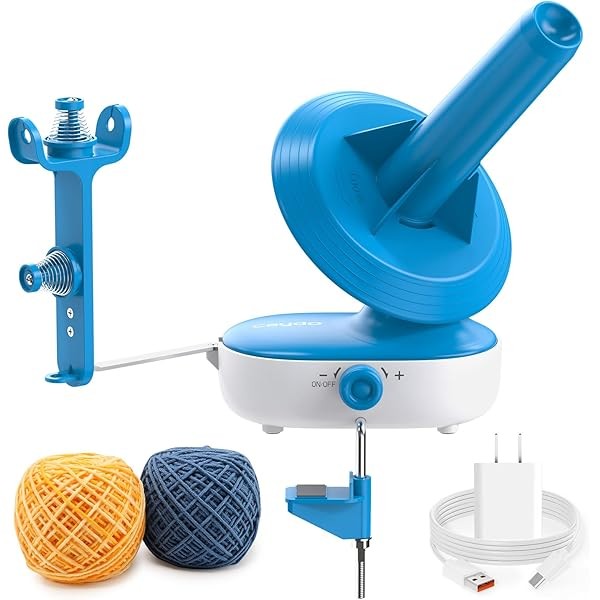 Caydo Yarn Winder, Electric Yarn Ball Winder Pro, 10oz Large