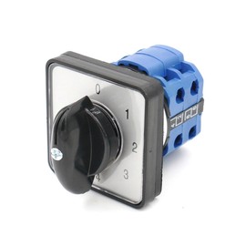 Baomain Cam Changeover Switch AC 660V 20A 8 Terminals 5 Position SZW26-20/0-4.2 Mounting Rotary Select Switch