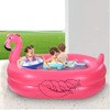 Kiddie Pool, Inflatable Pool, Flamingo Swimming Pool with Inflatable Soft