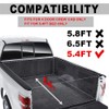 G-PLUS Fender Flares Compatible with 2005-2011 Dodge Dakota with 5.4ft