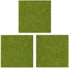 Model Grass Mat, (3pcs, 20"x20"), Model Railway Scenery for Model