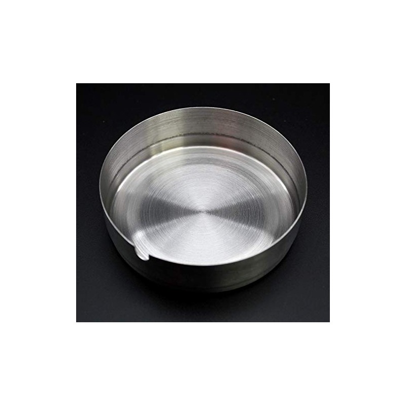 Echo Metal Stainless Ashtray 97 φ Silver 97x97xh28 mm 0899 – 083 