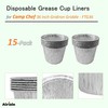 Grease Cup Liners for Camp Chef Gridiron 36 Flat Top