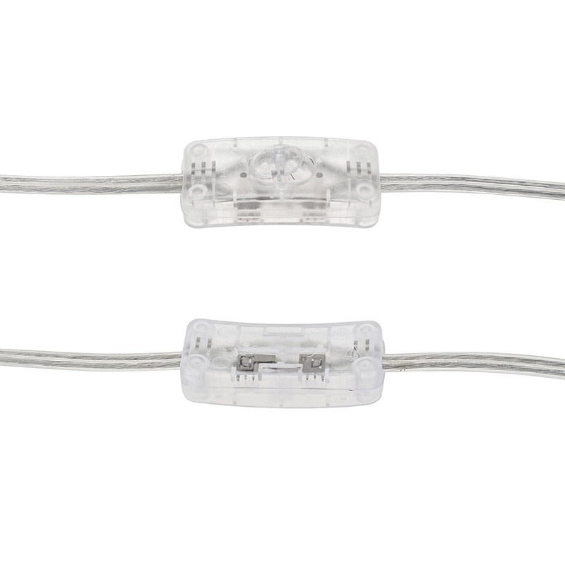 RTNLIT 12FT Lamp Cord with On/Off Button Switch and Polarized
