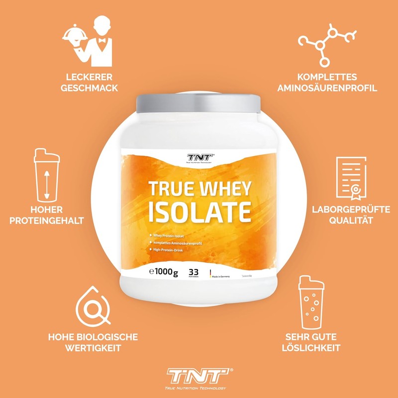 TNT True Nutrition Technology TNT True Whey Protein Isolate Powder