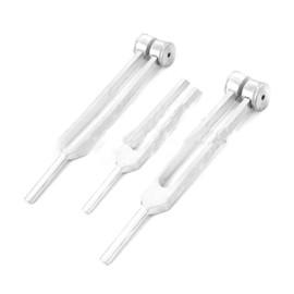 Set of 3 pcs Aluminum Sensory Tuning Forks C 128 256 512 Tufail