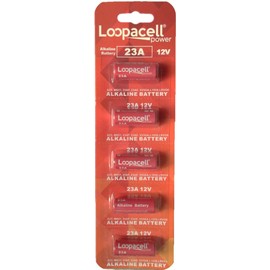 LOOPACELL 5 Garage Door Opener Keyless Entry Doorbells and Alarm Remote A23 Batteries Alkaline 12V 23A 23AE L1028 MN21