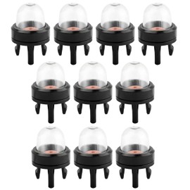 Bestgle 10 Pcs Carburetor Oil Bubbles Petrol Snap in Primer Fuel Bulb Pump for Stihl Ryobi WALBRO Husqvarna Chainsaw Gasoline Saw