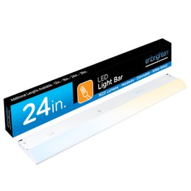 Enbrighten 24 inch Hardwired Under Cabinet Lights, 1620 Lumens, Five White Settings from (2700K-6500K), Full Range Dimmable, Under Counter Light, Linkable Under Counter Lights for Kitchen 82922-T1