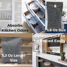 Charcoal odor absorber, Charcoal Air Purifying Bags, Odor Absorber, Air Purifying Bags for Home, Closet Air Freshener, Odor Eliminator for Car, Shoes & Gym bags. Premium Qulity and a Large Quantity.