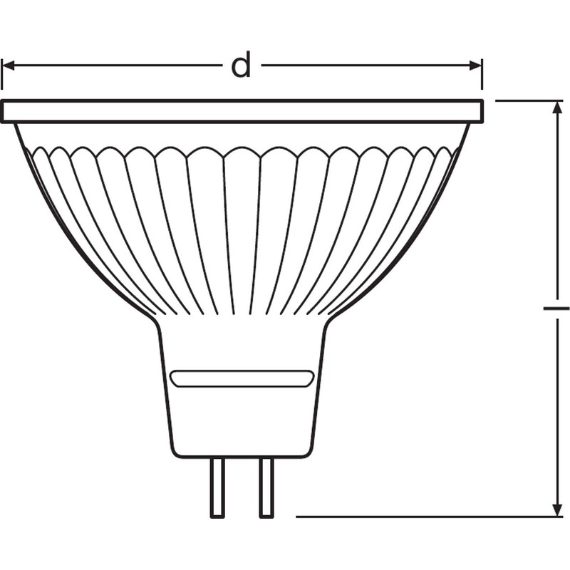 Osram 4058075105119 LED Lamps, pin Base, Reflector AR111, 16 W,