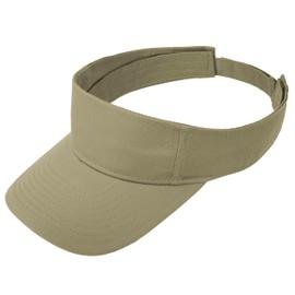 Sport Sun Visor for Women Men Golf Tennis Softball, Adjustable Empty Top Hats 1600-1PC-Khaki