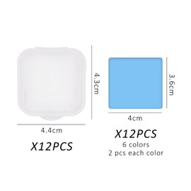 Pack of 12 Colorful Erasers, Kneading Erasers, Children's Modeling Clay, Art Erasers, Creative Teaching Supplies, School Supplies, Suitable for Children's Painting, Model Making