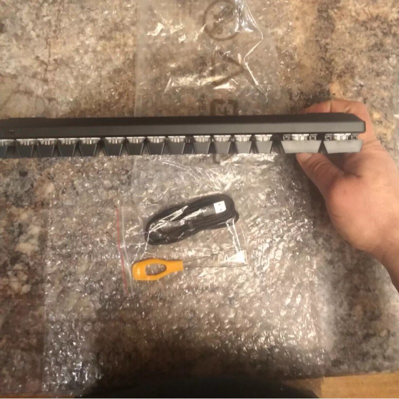 X-Bows Lite Ergonomic Mechanical Gaming aluminum Backlight Programable keyboard!