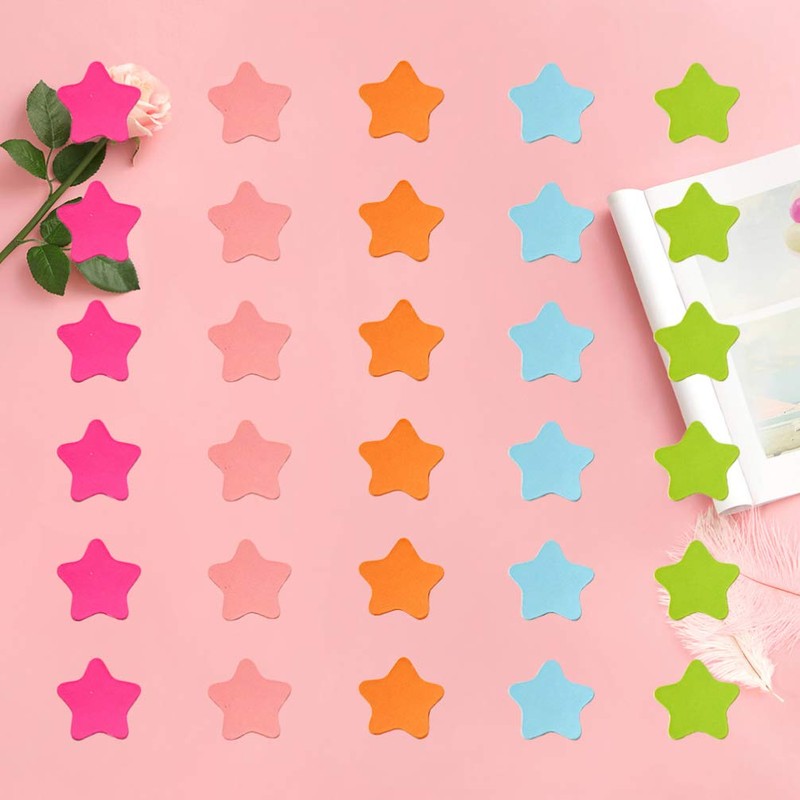 jojofuny 120 x 2 cm Fridge Star Magnets Multicoloured Five