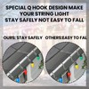 Yaocom 50 Pcs Gutter Clips for Hanging Outdoor Lights Heavy-Duty