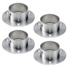 Antrader 4-Pack Stainless Steel Closet Rod Flange 2-Inch Dia. Adjustable