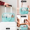SOMIER 3 Pack/Size Waterproof Travel Toiletry Bag, Clear Cosmetic Makeup