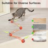 Potaroma Moving Ball Cat Toys with Feather Tail, Rechargeable 2025