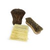 Naturolic All-Natural Wooden Scrub Brush Set | Palmyra Bristle Brush