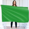 Plain Green Flag - Simple Green Flag - Double-Sided Print