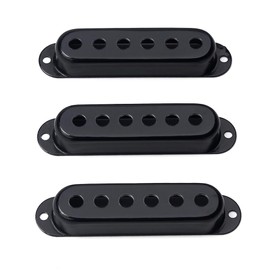 RuiJOTWAT 48/50/52Mm Black Copper Single Coil Covers St Guitar Pickup Cover