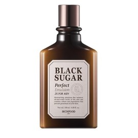 Renewal Skinfood Black Sugar Perfect Emulsion 2X for Men 180ml / 리뉴얼 스킨푸드 블랙슈가 퍼펙트 에멀전 2X 포 맨 180ml
