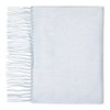 Lona Scott 100% Cashmere Scarf, Plain Scarf, Pale Blue